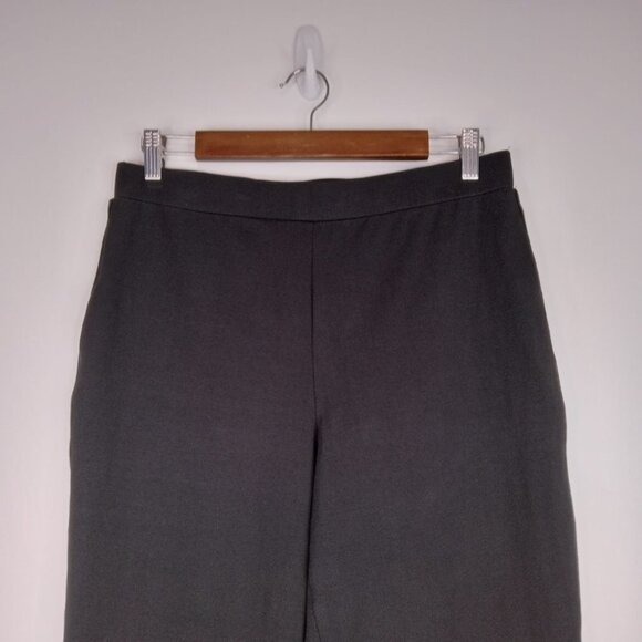 Susan Graver Pull On  Straight Leg Black Pants Size S - Picture 2 of 10